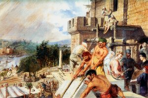 The Building of the New Castle by William Bell Scott